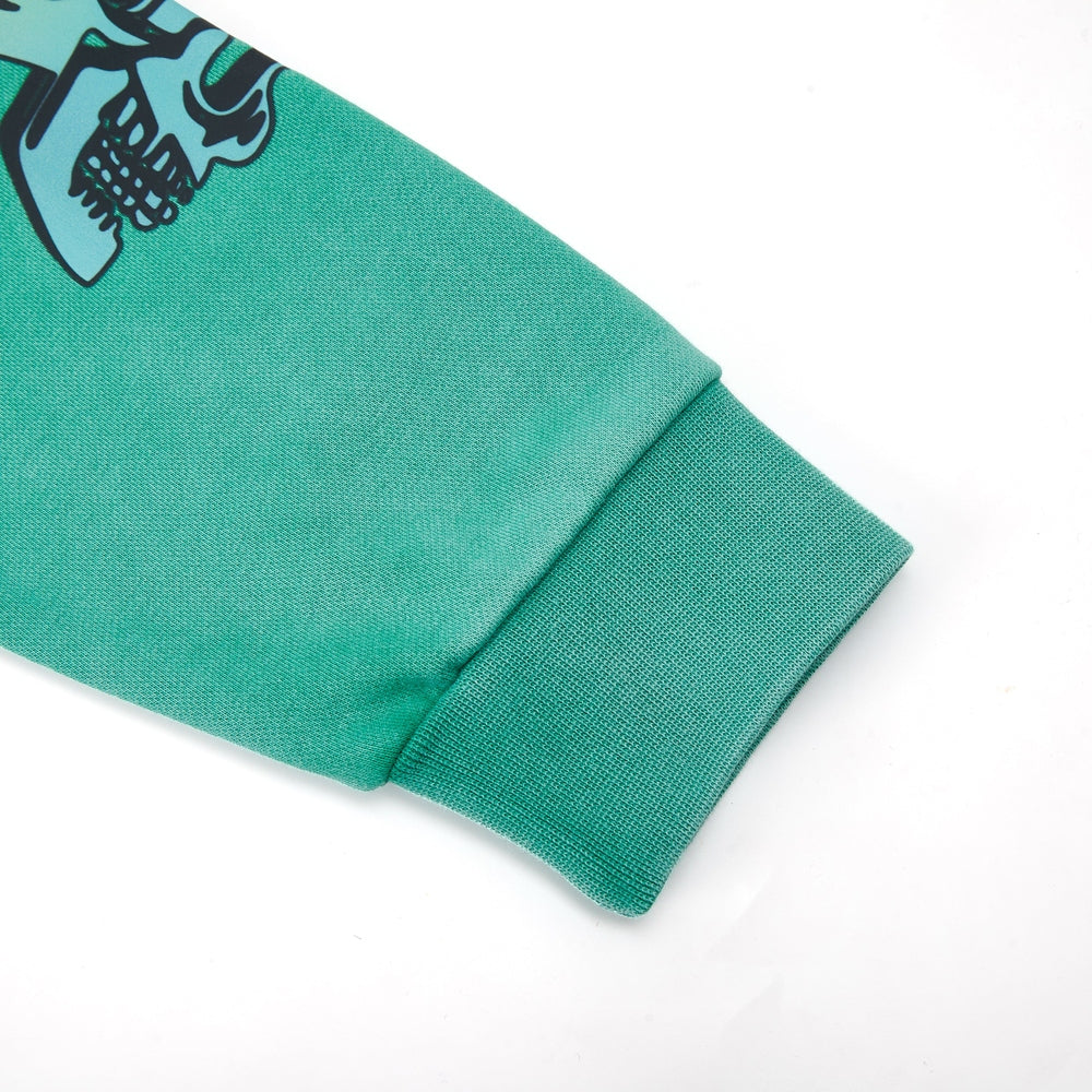 Road Trip Hoodie Sun Fade Wash (Green)